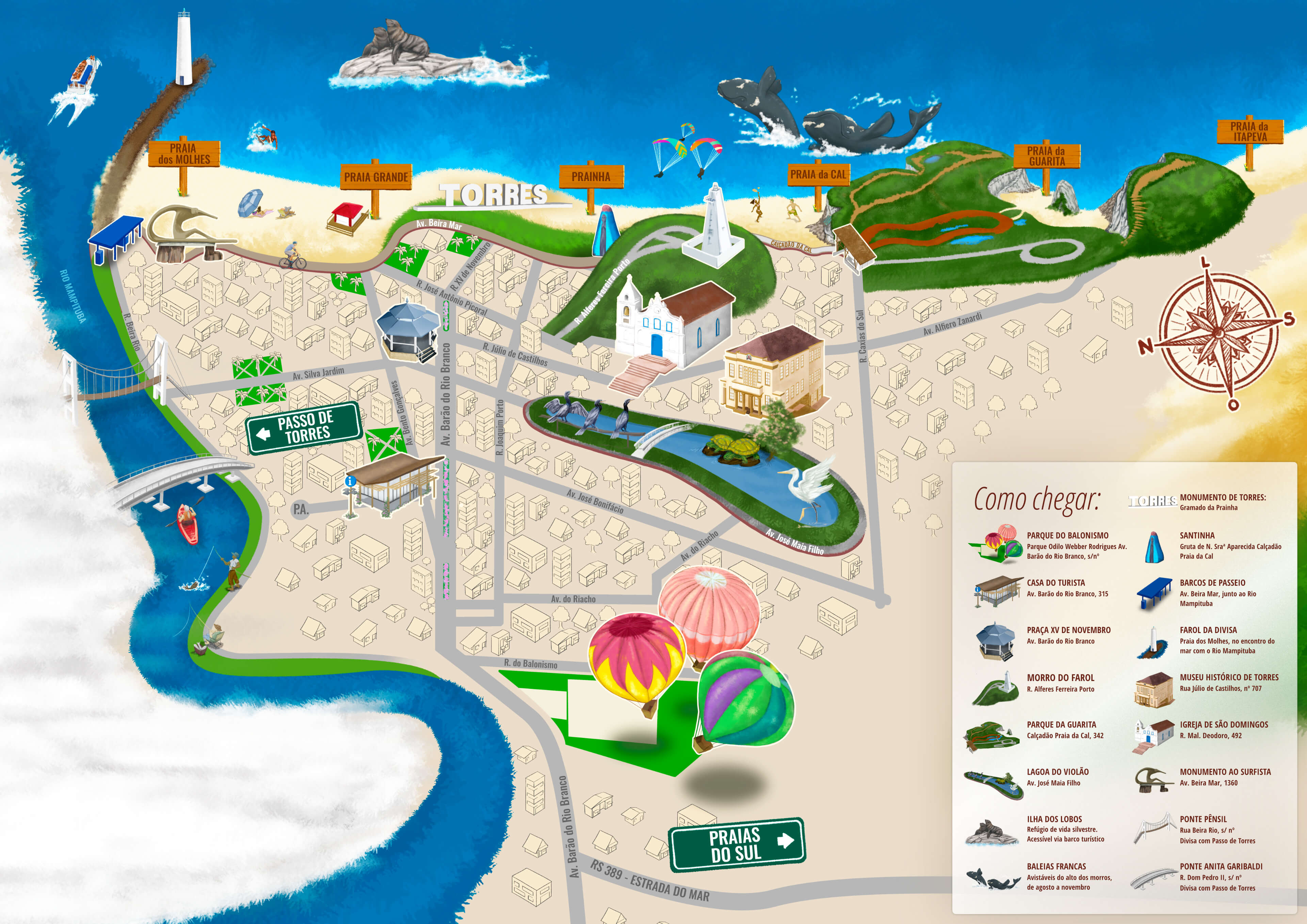 mapa turistico de tours
