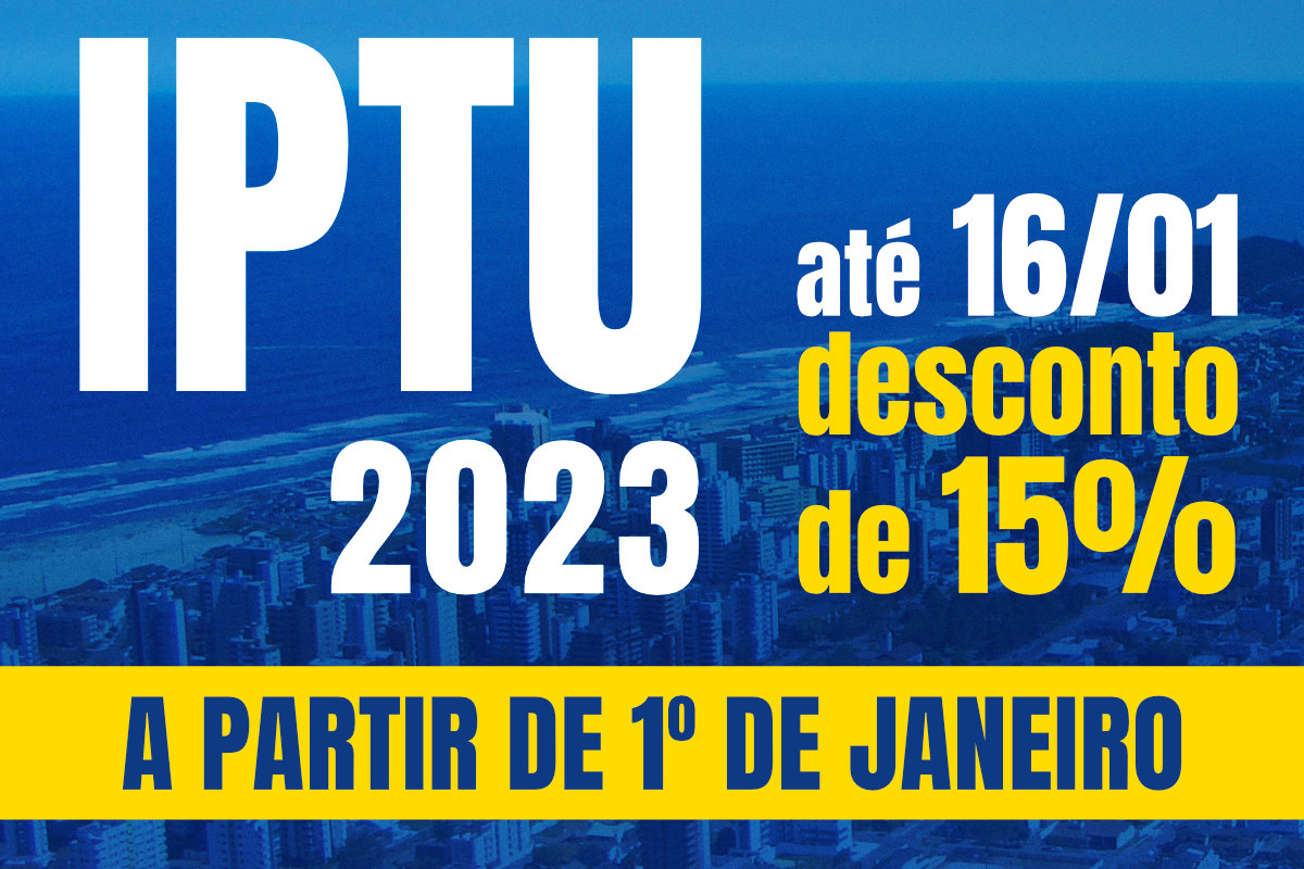 Pagamento do IPTU 2023 se dará a partir de 1º de janeiro em Torres –  Prefeitura de Torres/RS – Site oficial